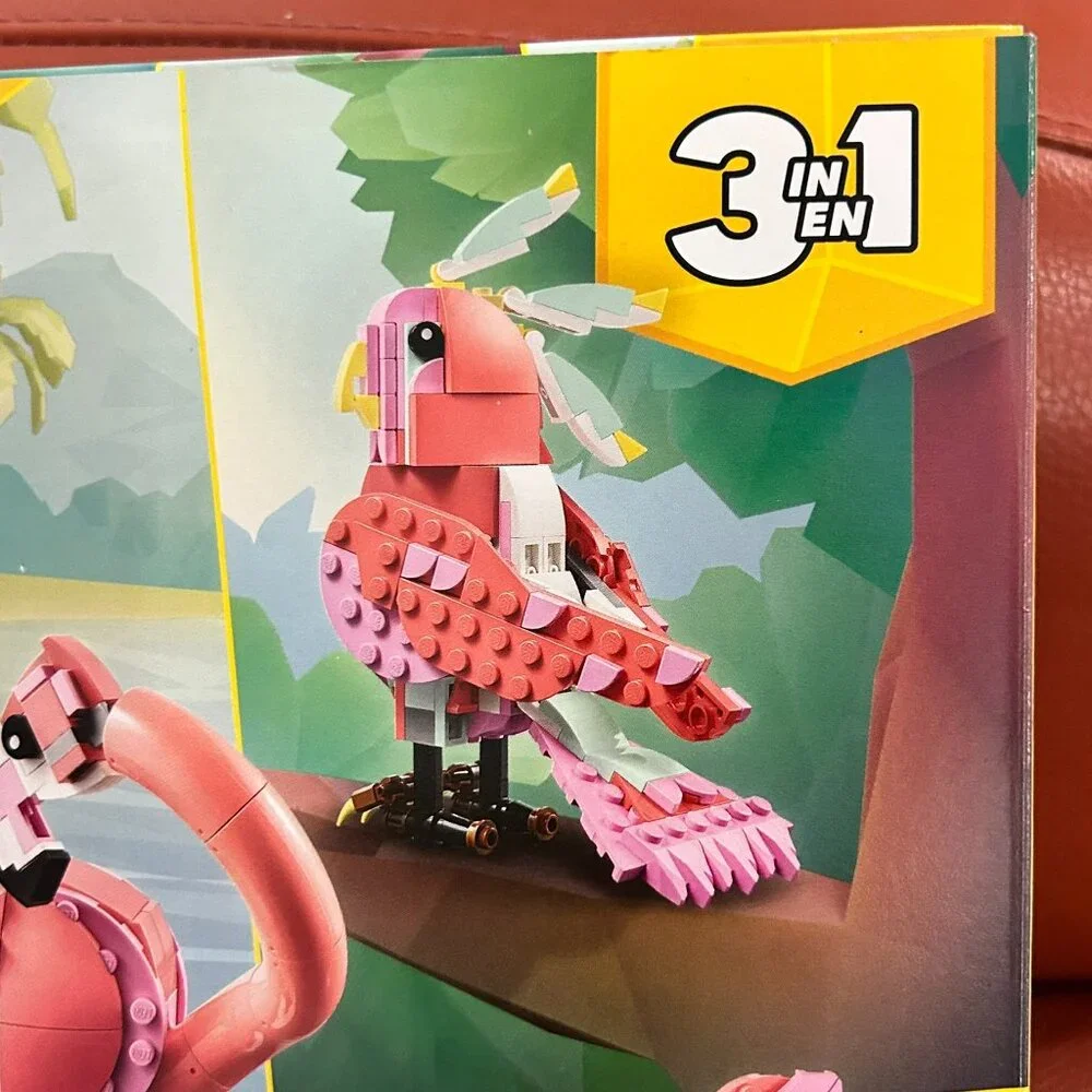LEGO Creator #31170: 3 in 1 Animals Pink Flamingo Building Set (288 Pcs)